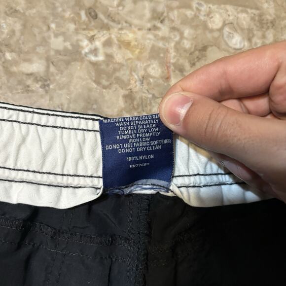 AFTCO Fishing Shorts Mens 44 Black 6” Nylon Performance UPF Cargo Nautical - Picture 7 of 8